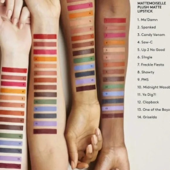 NWT FENTY BEAUTY Perwinkle Blue ya Dig?! Mademoiselle plush Matte Lipstick purp - Picture 10 of 12